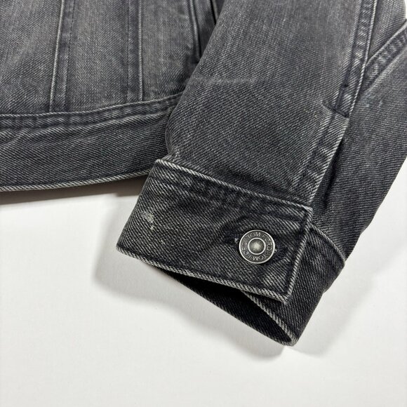 TOM FORD Icon Denim Trucker Jacket Faded Grey Size M - Picture 7 of 16